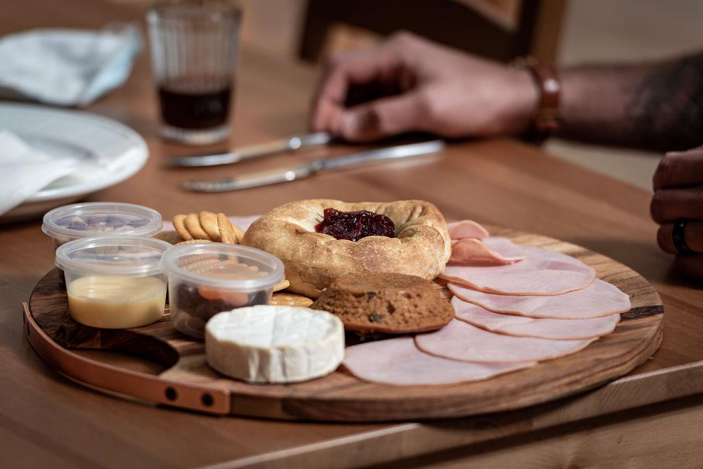 Ham, Cheese & Biscuit Platter